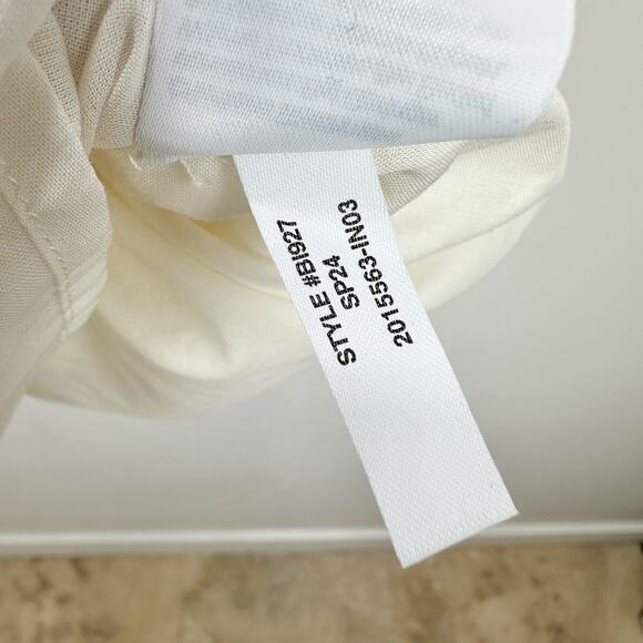 J.Crew Crewcuts Girls Flutter Sleeve Dress Midi Ivory Formal Party Size 5 NWT - Picture 13 of 15